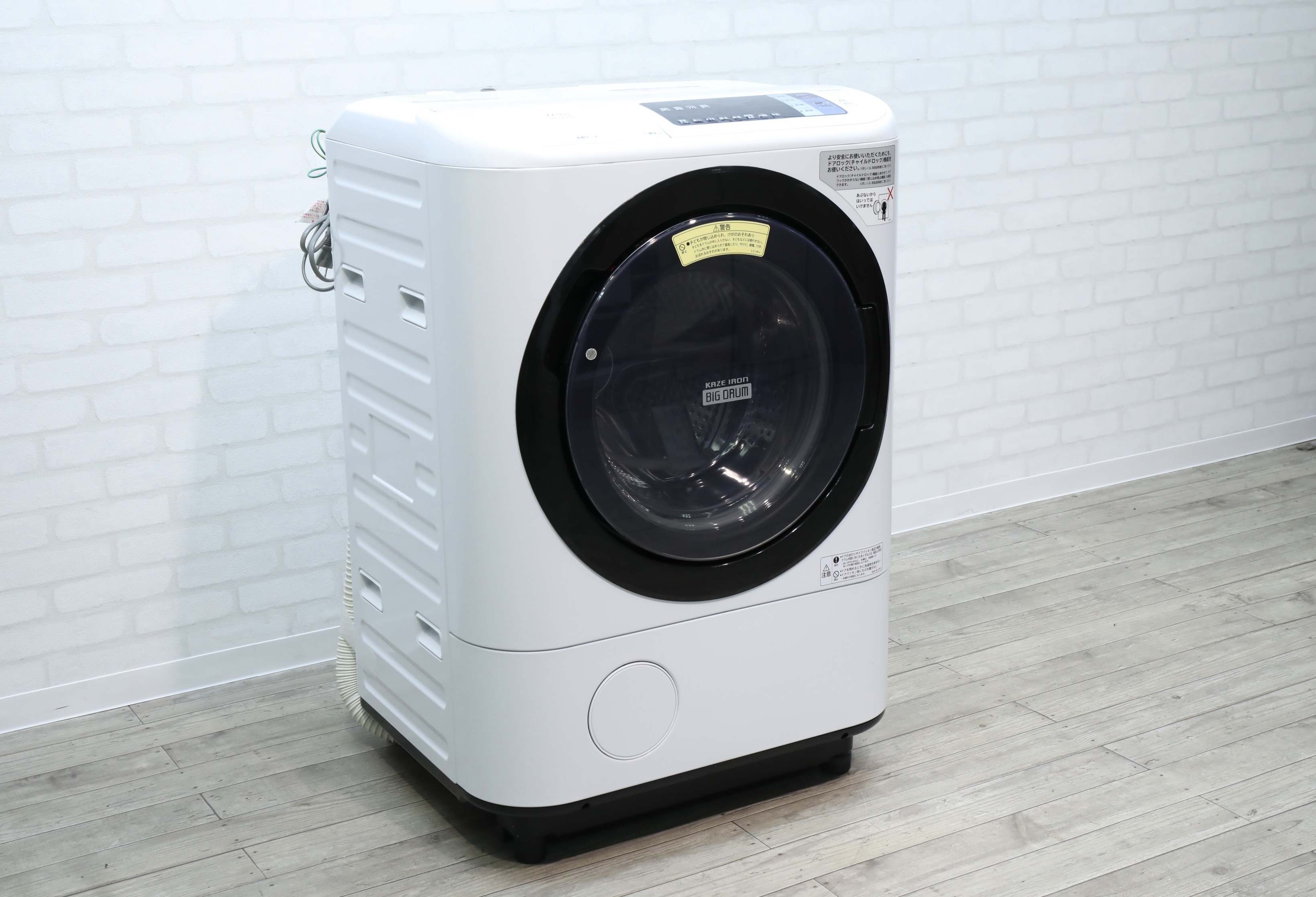 D1303】日立 HITACHI ドラム式洗濯乾燥機 [BD-NV110AR] 2017年製 ...
